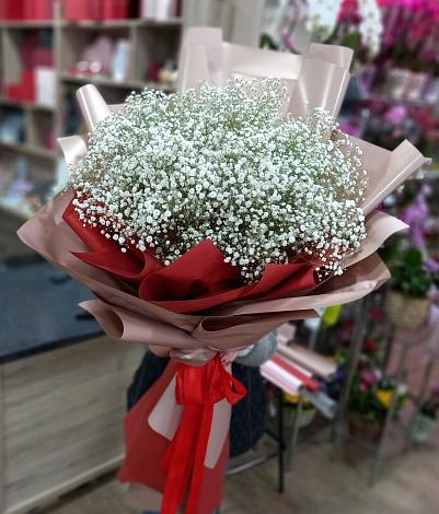 Букет цветов из: Гипсофила в Решоткино