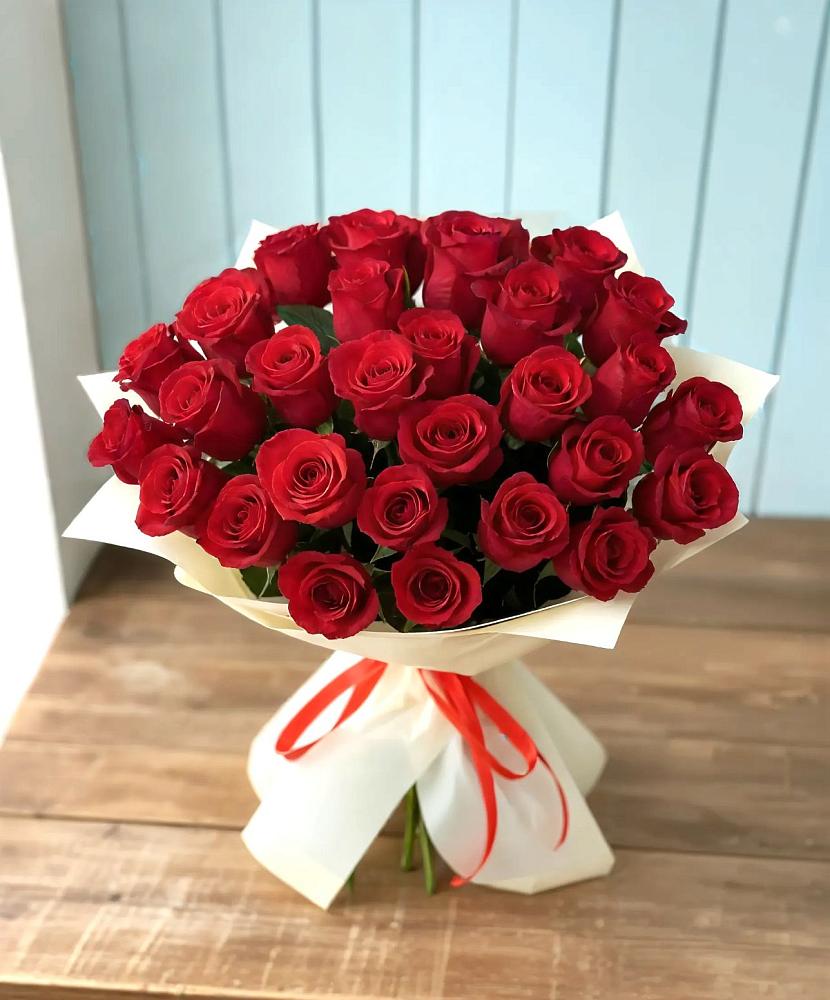 Букет 29 Красных роз в Решоткино
