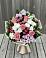 Букет цветов из: Альстромерии, Гвоздики, Розы и Хризантемы в Решоткино