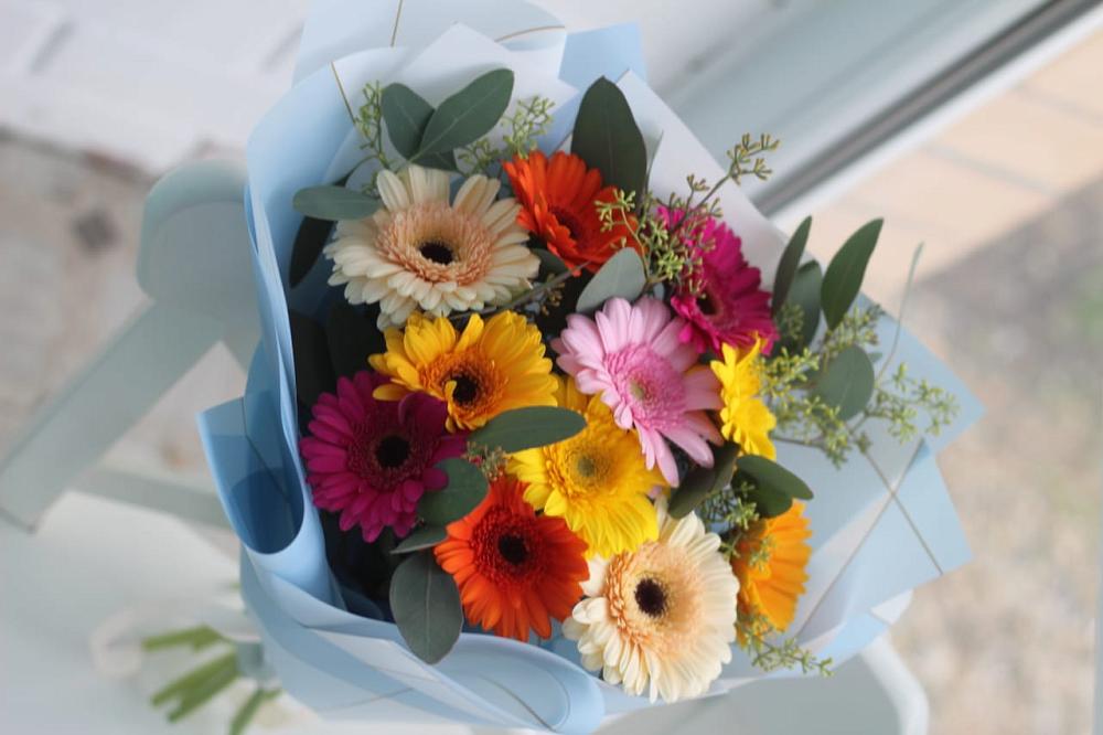 Букет цветов из: Герберы в Решоткино