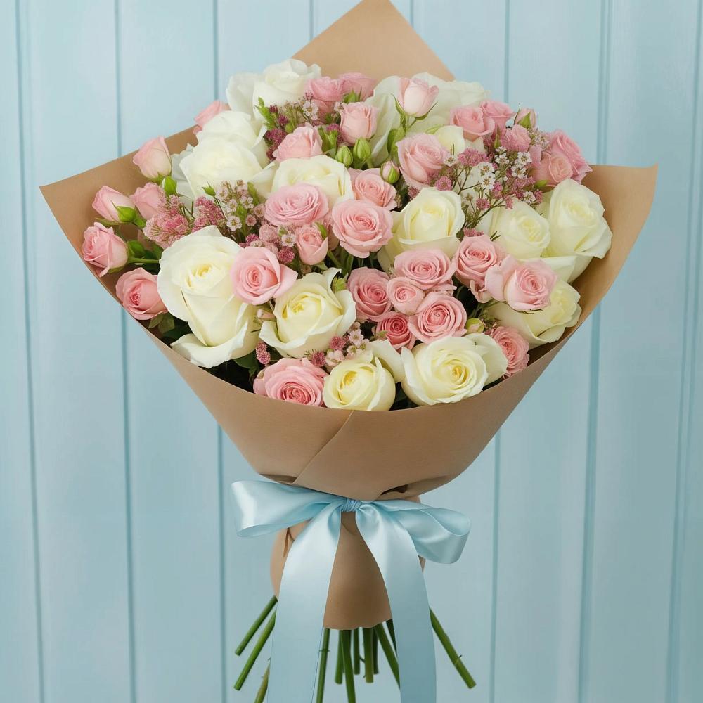 Букет цветов из: Розы в Решоткино