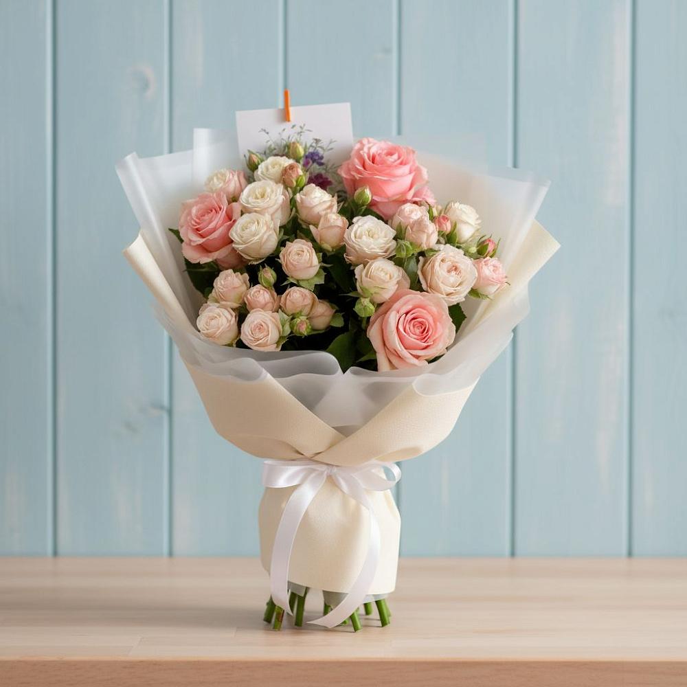 Букет цветов из: Розы в Решоткино