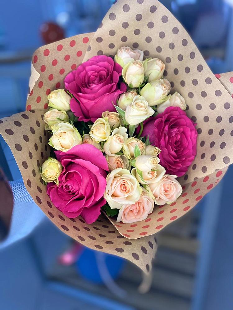 Букет цветов из: Розы в Решоткино