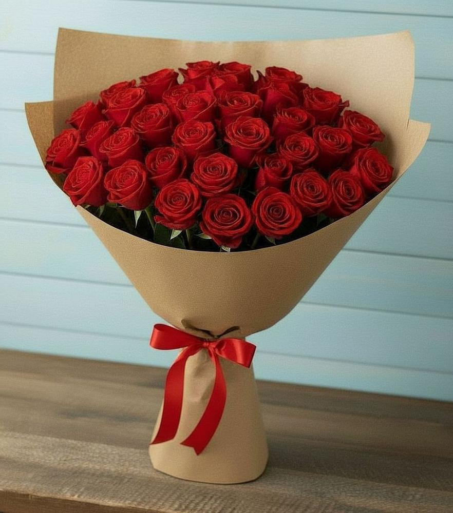 Букет Красные розы Милано в Решоткино