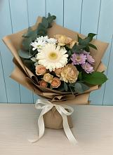 Букет цветов из:  Герберы и Хризантемы в Решоткино
