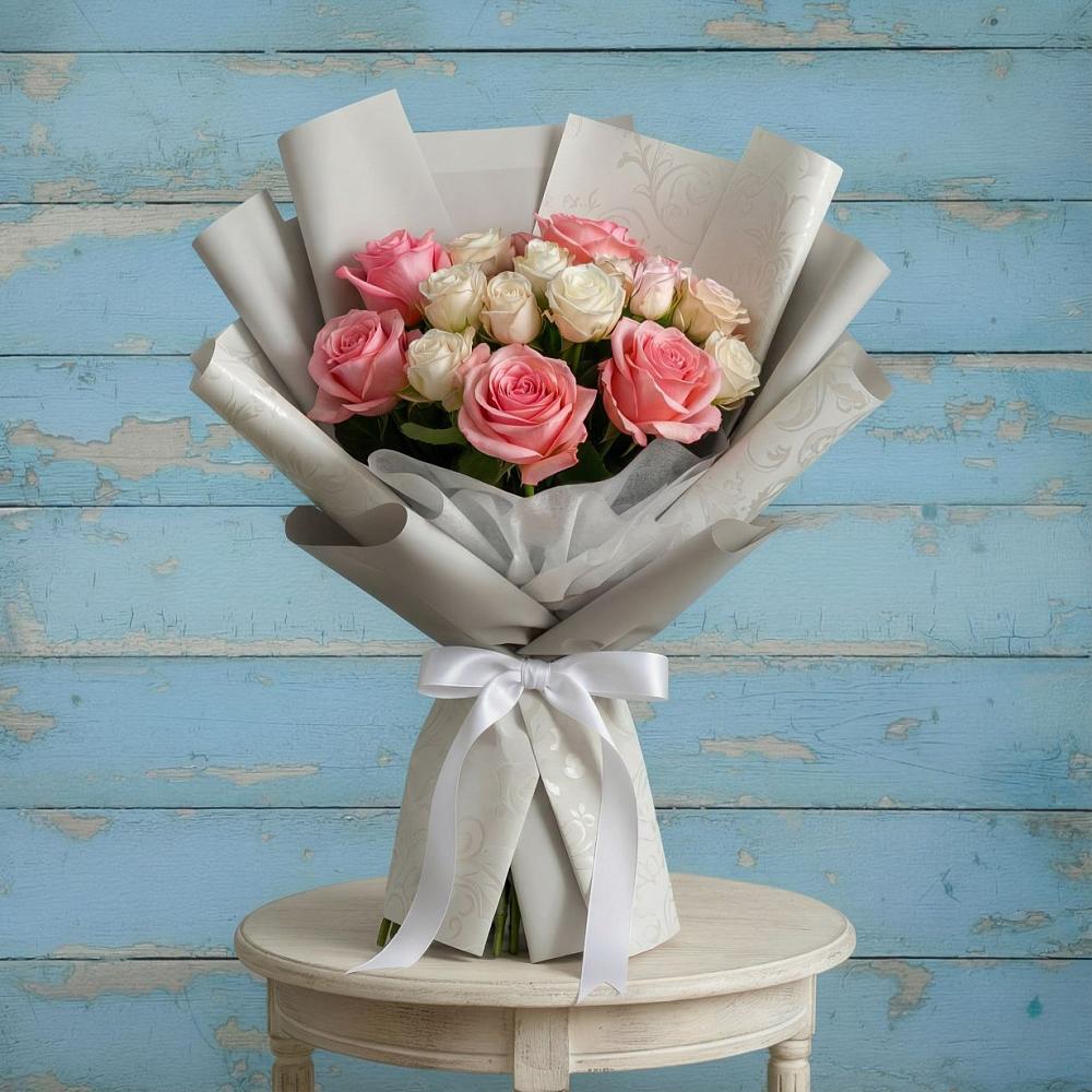 Букет цветов из: Розы в Решоткино