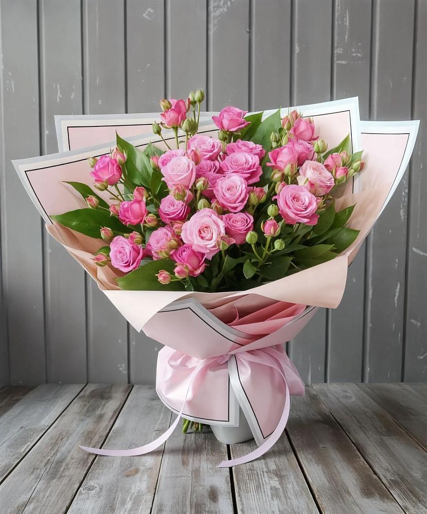 Букет Розовый кустик в Решоткино