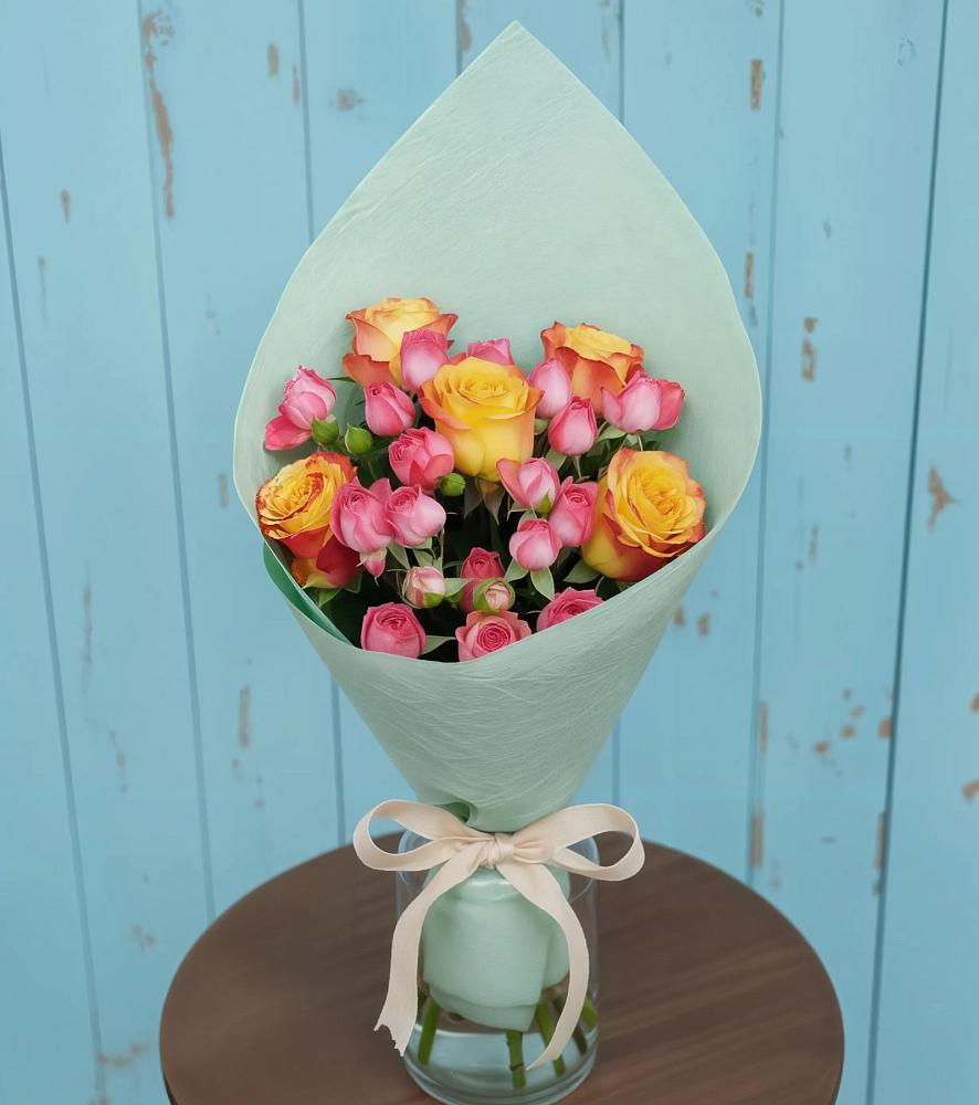 Букет цветов из: Розы в Решоткино