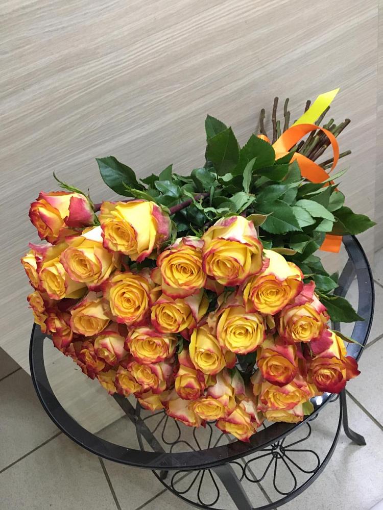 Букет Желтые розы в Решоткино