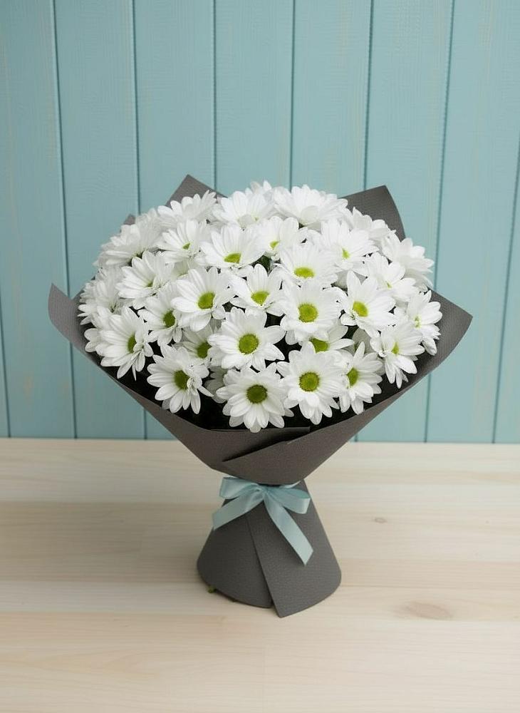 Букет цветов из: Хризантемы в Решоткино