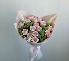 Букет цветов из:  Розы и Хризантемы #REPLACE_PRED# Решоткино