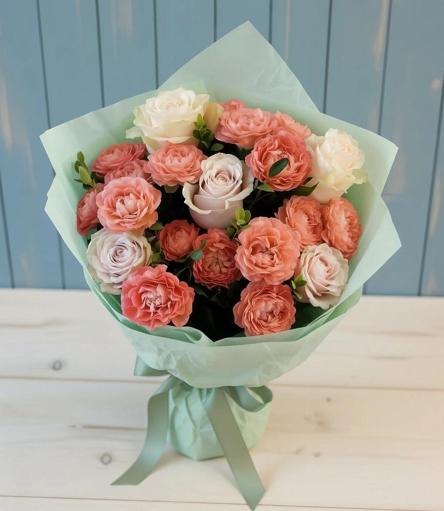 Букет цветов из: Розы в Решоткино