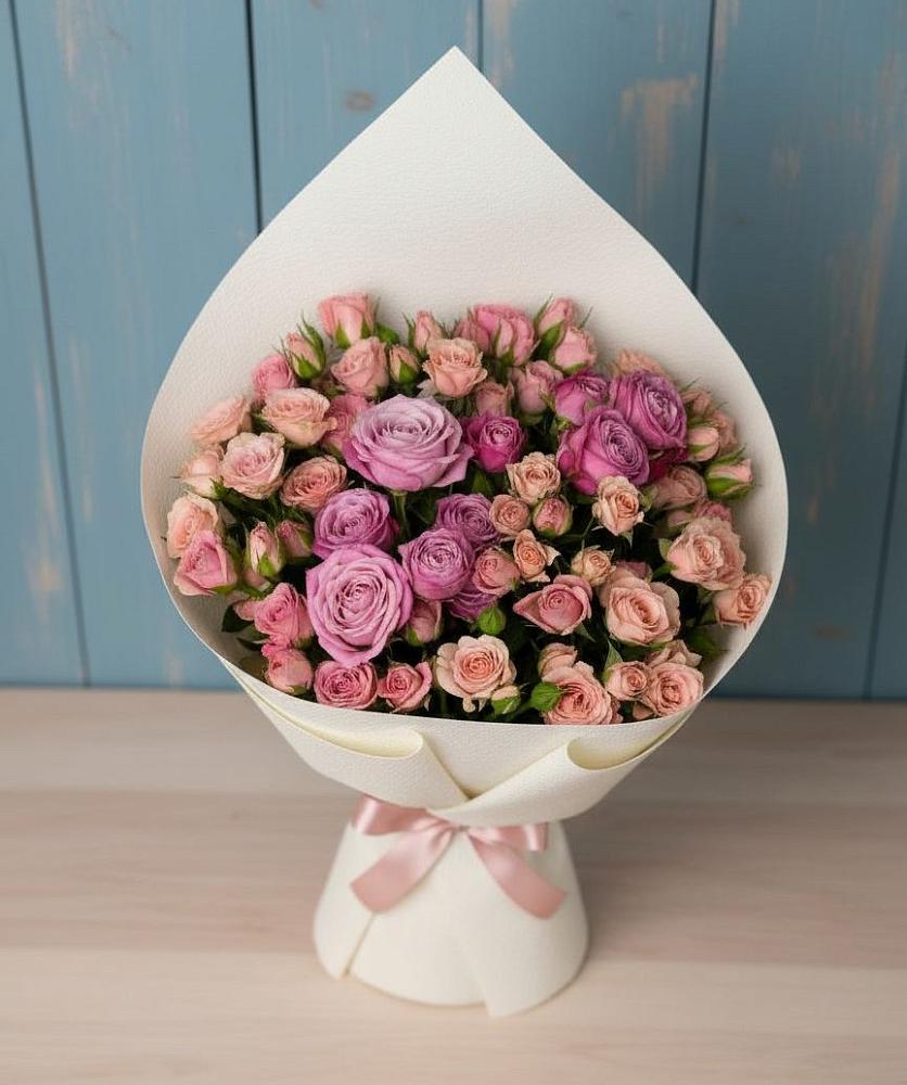 Букет цветов из: Розы в Решоткино