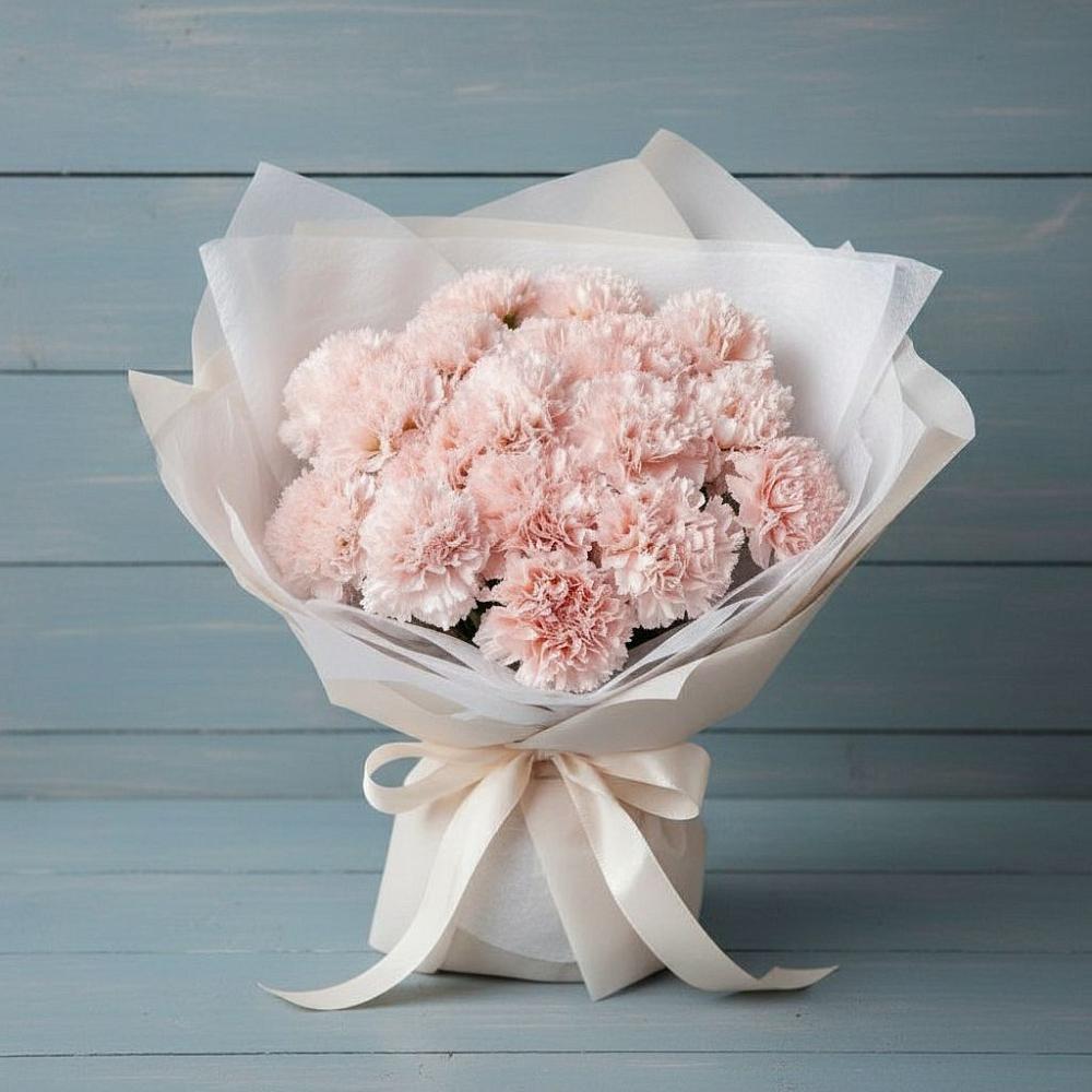 Букет цветов из: Гвоздики в Решоткино