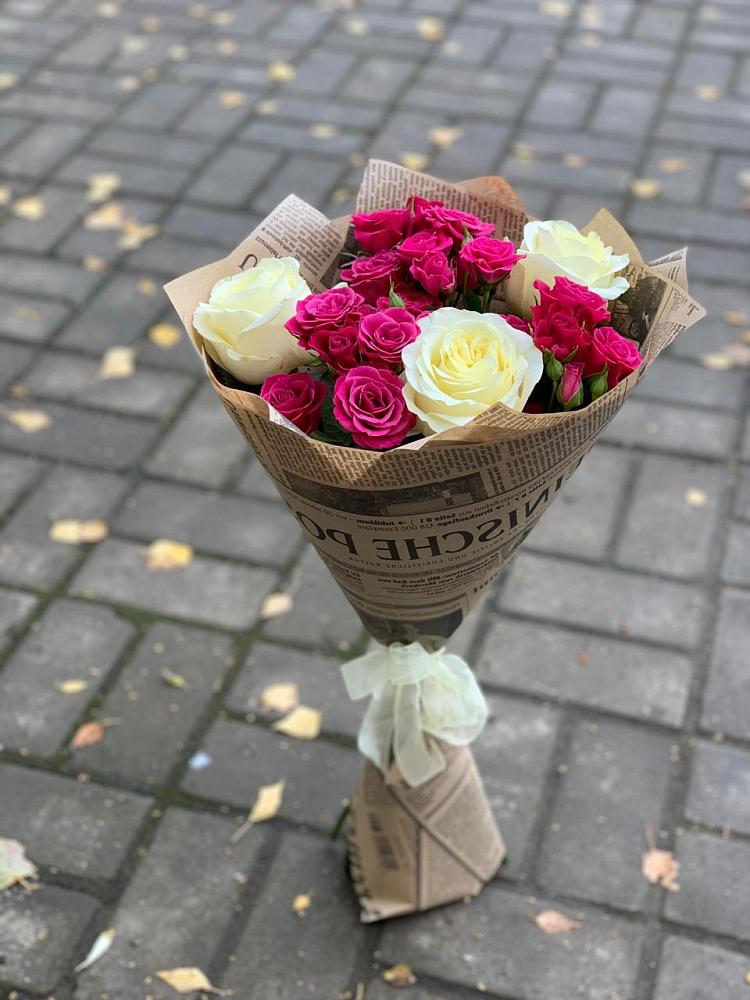 Букет цветов из: Розы в Решоткино