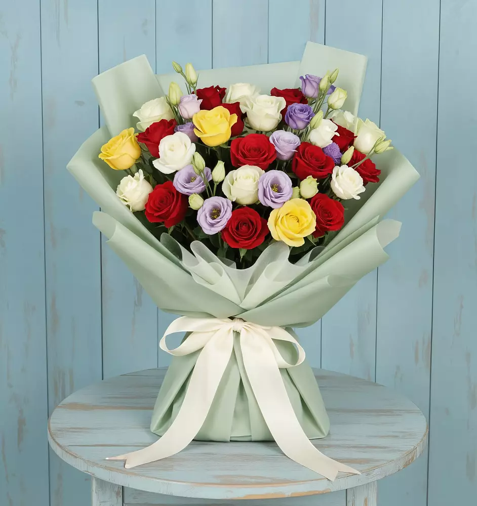 Букет цветов из: Розы в Решоткино